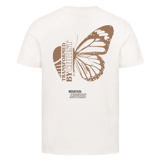 Transformed by Christ Shirt Backprint Variante, Mountain Movers christliches Design