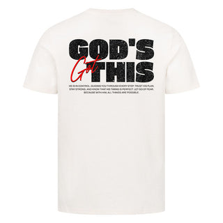 God's Got This Shirt Backprint Detailansicht, Mountain Movers christliche Streetwear
