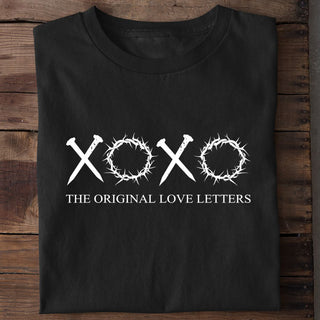 xoxo the original love letters Shirt Detailansicht, Mountain Movers christliche Streetwear