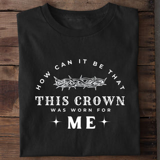 This Crown Shirt Detailansicht, Mountain Movers christliche Streetwear