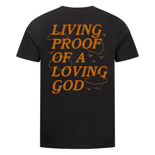 Living Proof Shirt Backprint Variante, Mountain Movers christliches Design