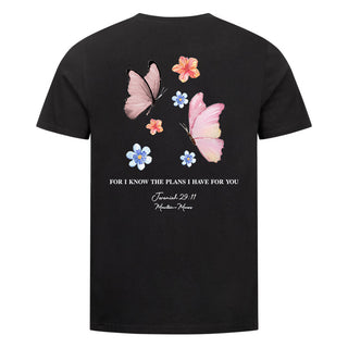 Jeremiah 29:11 for i know Shirt Backprint Variante, Mountain Movers christliches Design