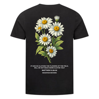 Trust in God's Provision flower Shirt Backprint, christliche Streetwear von Mountain Movers