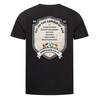 Armour of God Shirt Backprint Variante, Mountain Movers christliches Design