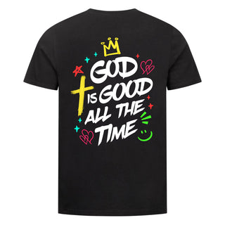 God is good Shirt Backprint Variante, Mountain Movers christliches Design