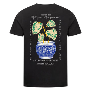 to Him be glory forever Shirt Backprint, christliche Streetwear von Mountain Movers