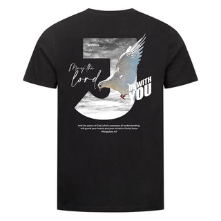 Be with you Shirt Backprint Variante, Mountain Movers christliches Design