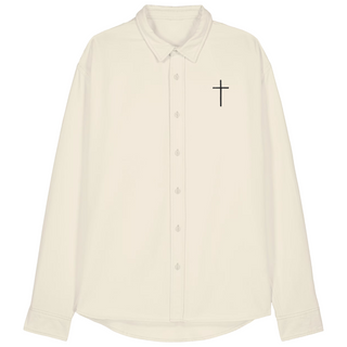 Kreuz Oversized Hemd, Seitenansicht