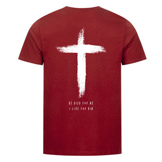 He Died Shirt Backprint