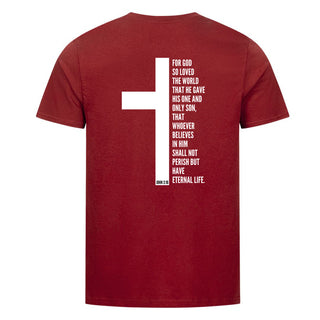 John 3:16 shirt backprint