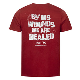 By his Wounds shirt backprint