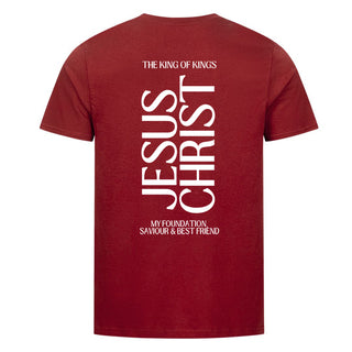 Koning Jezus Christus shirt rugprint