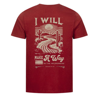 Way in the Wilderness shirt backprint