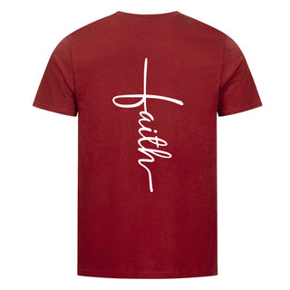 Faith Cross Shirt Backprint