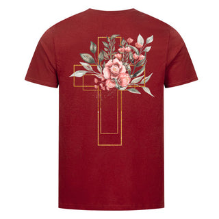 Aquarel kruis T-shirt