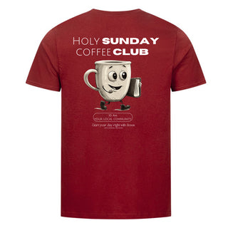 Holy Sunday Coffee Club Shirt BackPrint