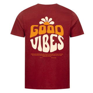 Good Vibes Flower Shirt BackPrint