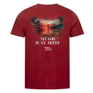 My God is an Artist Shirt Backprint