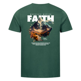 Mountain moving faith shirt backprint