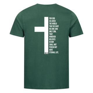 John 3:16 shirt backprint