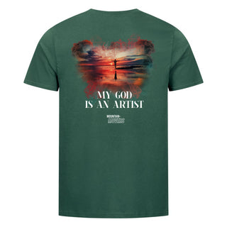 My God is an Artist Shirt Backprint