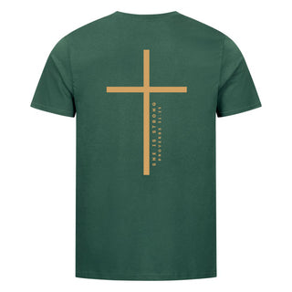 She is strong gym Shirt Backprint