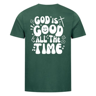 God is Good Hearts T-Shirt Backprint