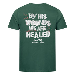 By his Wounds shirt backprint