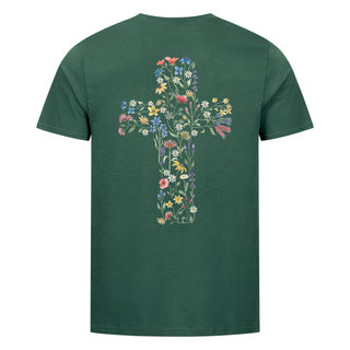 Flower Cross Shirt Backprint