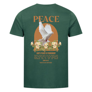 Peace Dove flower shirt backprint