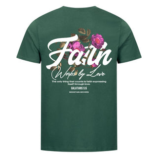 Faith Work By love Shirt Backprint