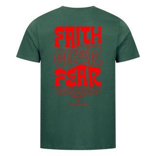 Faith over Fear Typo Shirt Backprint
