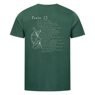 Psalm 23 text shirt backprint