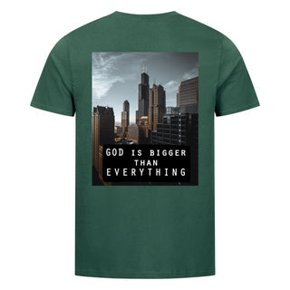 God is bigger shirt backprint