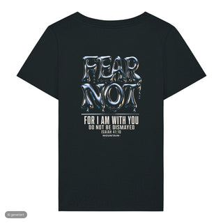 Fear Not Chrom Frauenshirt, Schwarz, Rückseite