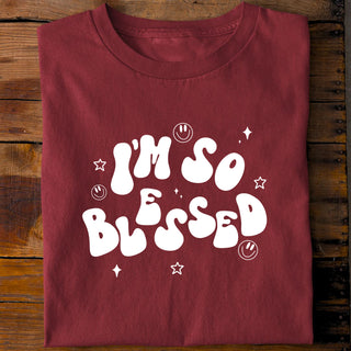 i´m so blessed star Shirt Detailansicht, Mountain Movers christliche Streetwear