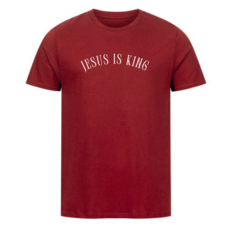 Jesus is King curved Shirt