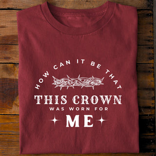 This Crown Shirt Detailansicht, Mountain Movers christliche Streetwear
