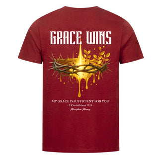 Grace win shirt back print