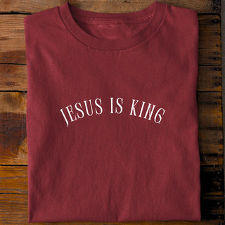 Jesus is King curved Shirt