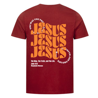 All About Jesus Shirt Backprint