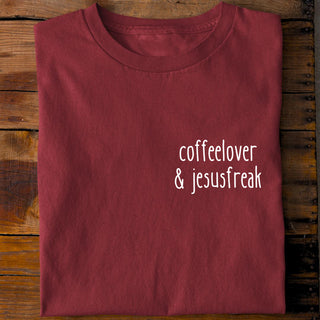 Coffelover & Jesusfreak-T-shirt