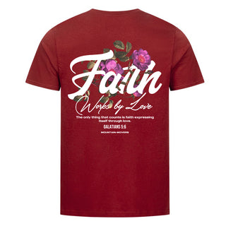 Faith Work By love Shirt Backprint