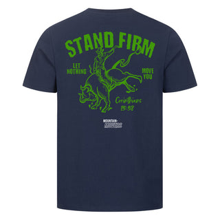 Stand firm Shirt Backprint Variante, Mountain Movers christliches Design