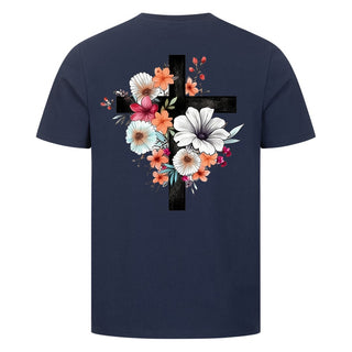 cross Shirt Backprint Variante, Mountain Movers christliches Design