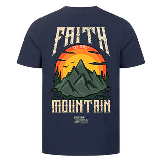 Faith Mountain Shirt Backprint Variante, Mountain Movers christliches Design