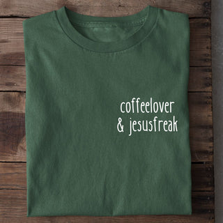 Coffelover & Jesusfreak-T-shirt
