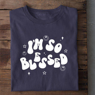 i´m so blessed star Shirt Detailansicht, Mountain Movers christliche Streetwear