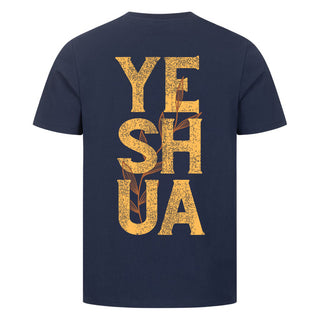 Yeshua Leaf Shirt Backprint Variante, Mountain Movers christliches Design