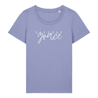 Saved by grace Frauen T-Shirt